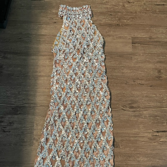 Rhinestone Maternity Dress for Sale. Can wear at as a regular dress or maternity - Picture 6 of 10